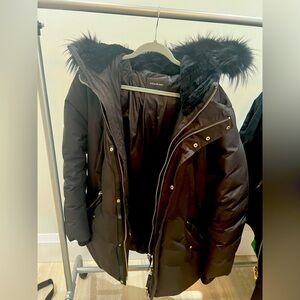 MACKAGE WINTER JACKET BLACK SIZE 42